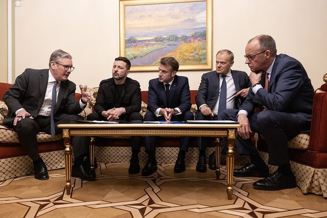 European leaders plan war