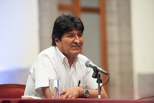 Former President of Bolivia Evo Morales - photo by EneasMx