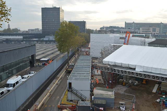 HS2 demolition site at Euston - Photo by Matt Brown