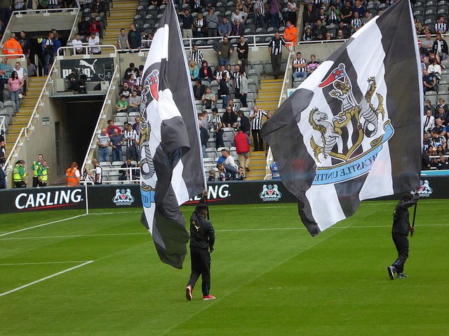 Who flies the flag for Newcastle United? Pic by Ardfern