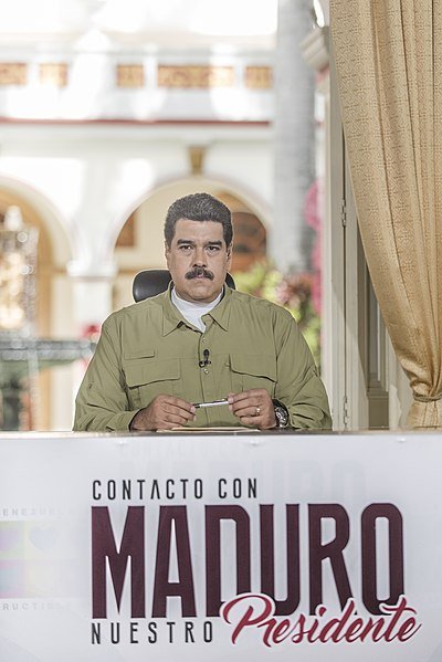 Nicolás Maduro answers questions on television Photo by Eneas de Troya