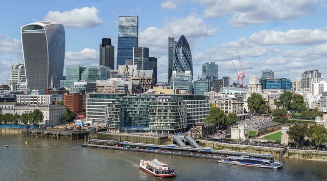 The City of London, viewed from London City Hall