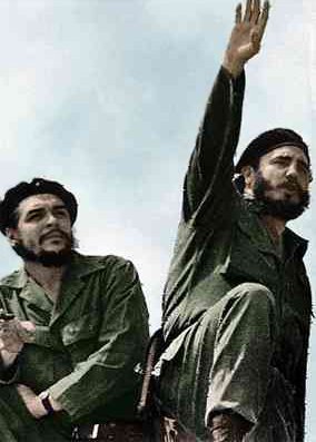 Fidel Castro and Che Guevara at the triumph of the revolution