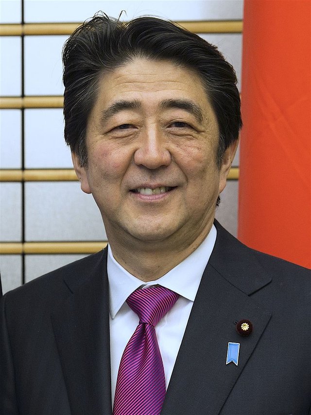 Japanese prime minister, Shinzo Abe.