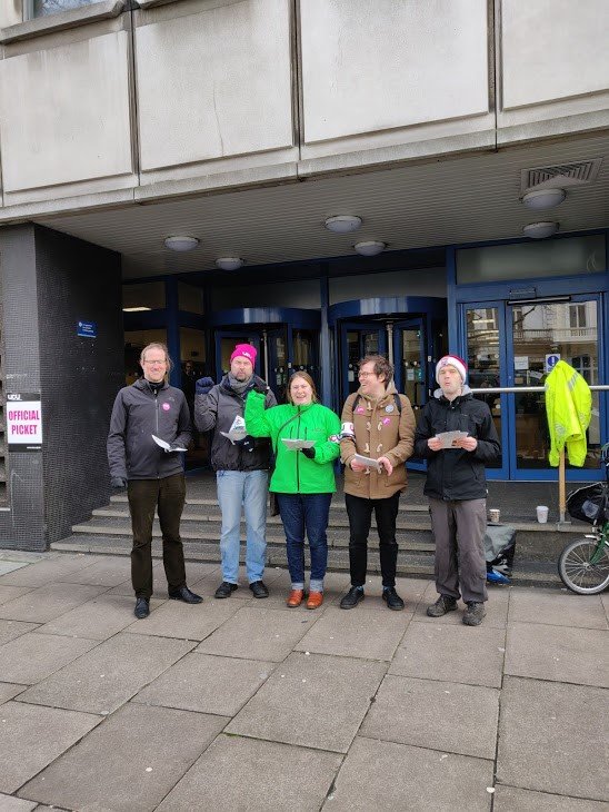 UCU picket 3rd March 2020